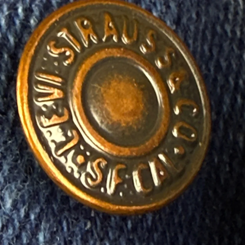 VTG Levi Strauss Action Jeans Men Made in USA Denim Western Style W36 L29‎